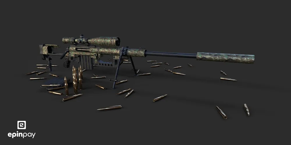 AWM (Bolt Action Sniper) pubg guns