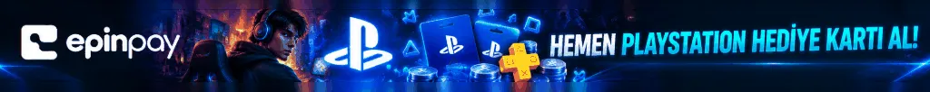Epinpay PlayStation hediye kartı banner
